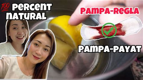 paraan para lumabas ang regla|Halamang Gamot Na Pamparegla, Anu.